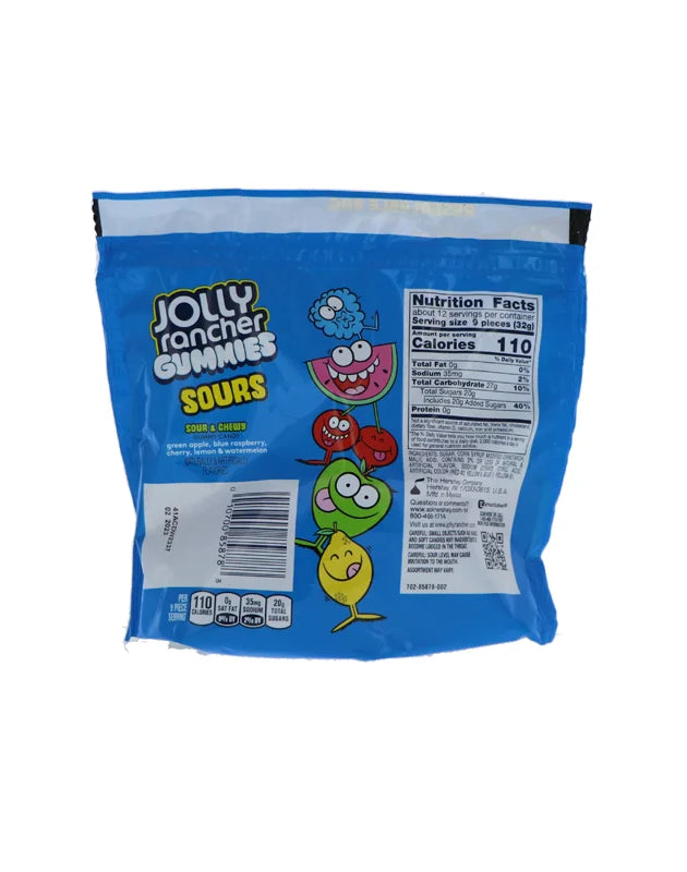 Jolly Rancher Pouch Gumi Sour Assorted - 13 oz image 0