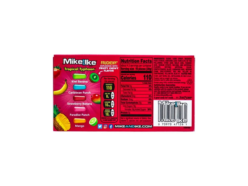Mike and Ike Tropical Typhoon Candy - 5 oz image 1