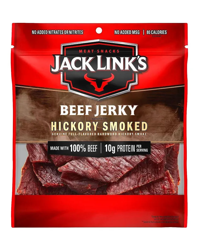 Jack Link Beef Jerky Original Hickory Smokehouse - Bag 2.85 oz image 0