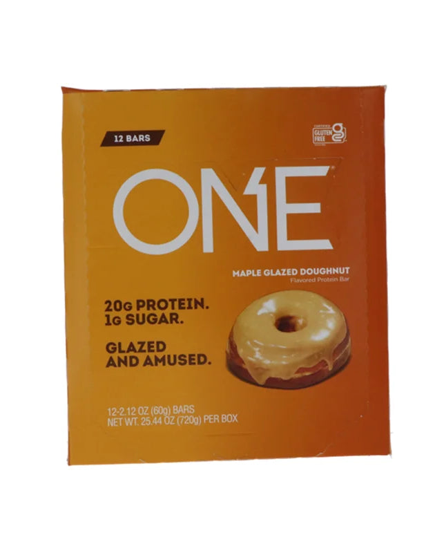 ONE Protein Maple Glazed Doughnut Protein Bars 12 Count - 2.12 oz image 0