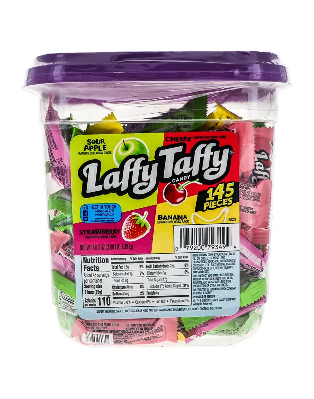 Laffy Taffy Assorted - (Tub 145) - 0.34 oz image 0