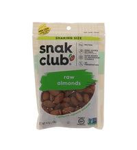 Snak Club Raw Almonds - Peg 6 Count - 4 oz image 0