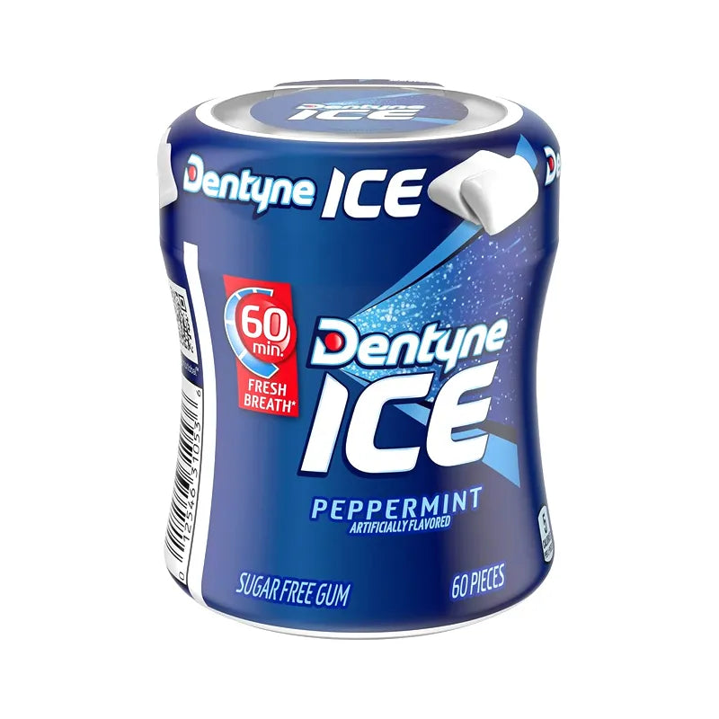 Dentyne Ice Peppermint Sugar Free Gum - Bottles 4 Count - 60 Piece image 1