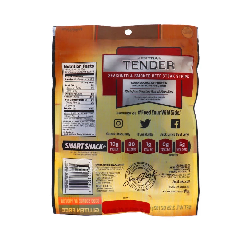 Jack Link Xtra Tender Steak Strip Original 3.25 oz image 1