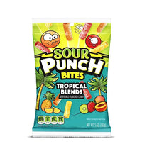 Sour Punch Tropical Bites Chewy Candy 12 Count - 5 oz image 0
