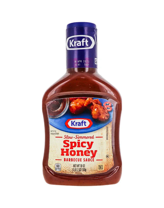 Kraft Spicy Honey Slow-Simmered Barbecue Sauce 18 oz image 0