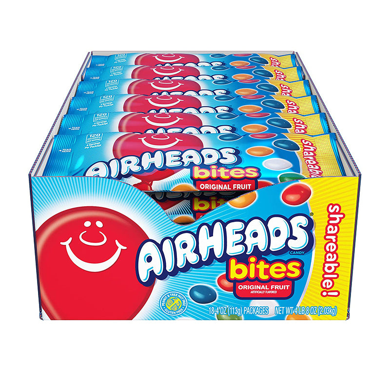 Airheads King Size Fruit Bites 18 Count - 4 oz image 0