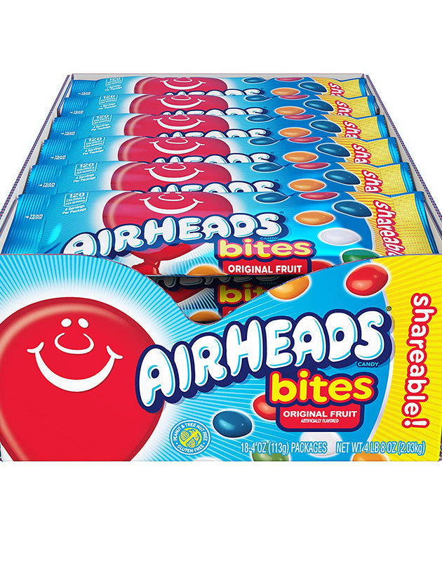 Airheads King Size Fruit Bites 18 Count - 4 oz image 0