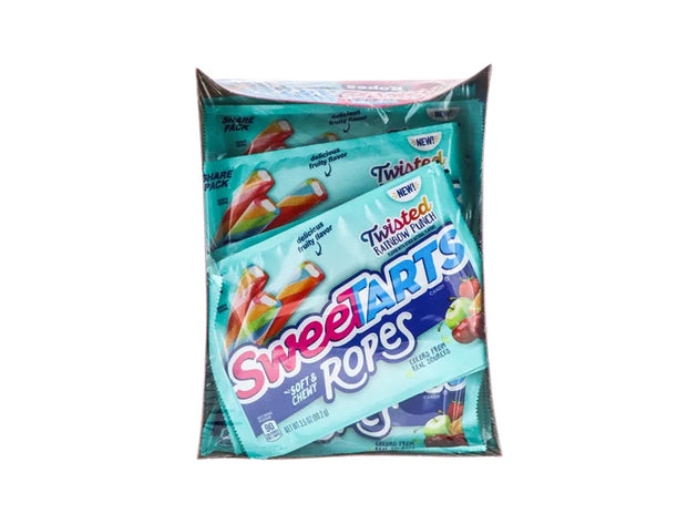 Sweetarts Rope Twist Rainbow Berry King Size 12 Count - 3.5 oz image 0