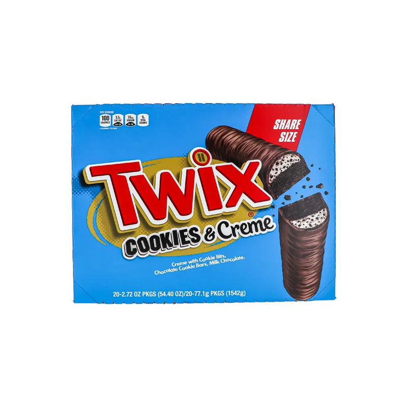 Twix Cookies & Creme Candy Bar (20 Count) - 2.72 oz image 0