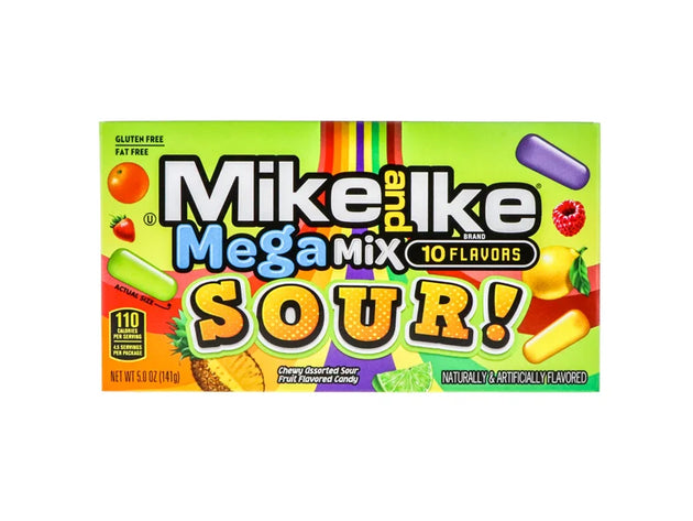 Mike & Ike Theater Mega Mix Sour - 5 oz image 0