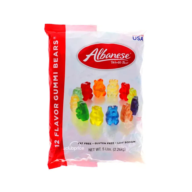 Albanese Gummi Bear Assorted - Bulk 5 Lbs image 0