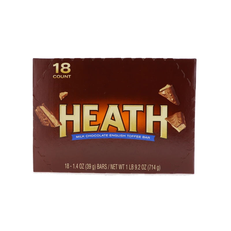 Heath Milk Chocolate English Toffee Bars 18 Count - 1.4 oz image 0