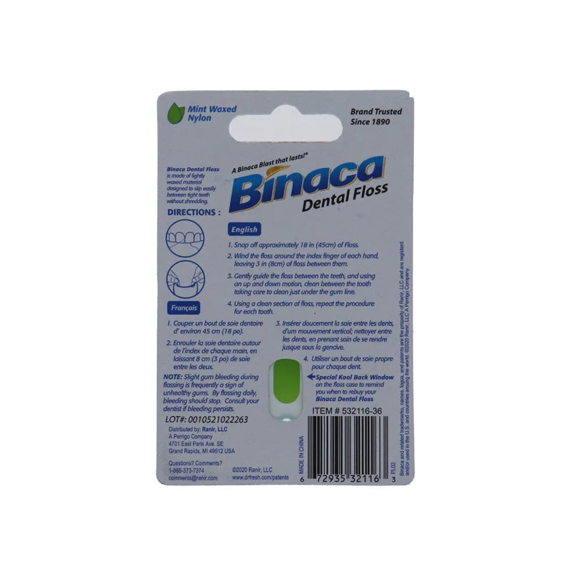 Binaca Dental Floss 100 Yards 1 Count image 1