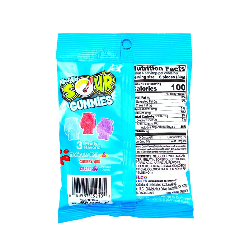 Kool-Aid Sours Gummies Assorted 12 Count - 4 oz image 1
