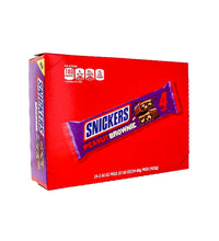 Snickers Peanut Brownie Squares King-Size Chocolate Candy Bar (24 Count) - 2.4 oz image 1