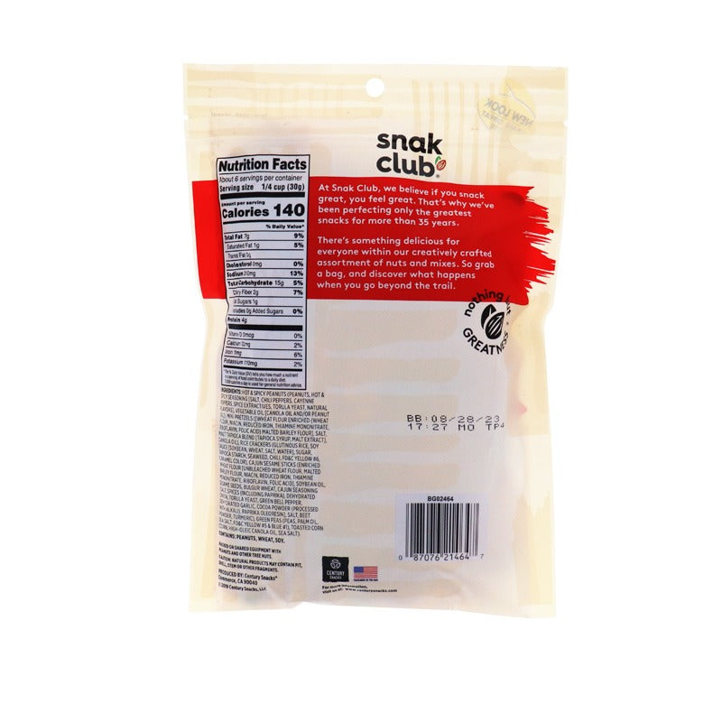 Snak Club Spicy Party Snack Mix - Peg 6 Count - 6.75 oz image 2