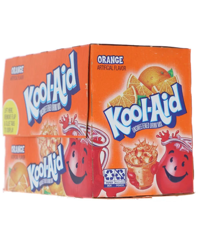 Kool-Aid Orange Unsweetened Soft Drink Mix 48 Count - 0.13 oz image 0