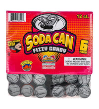 Kidsmania Soda Can Fizz Candy - 12 Count image 0