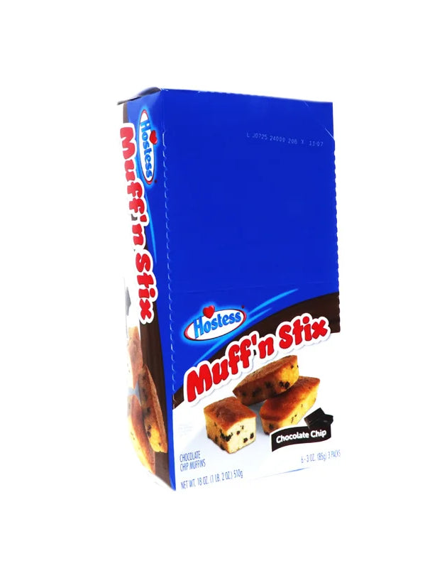 Hostess Chocolate Chip Muff'n Stix 6 Count - 3 oz image 0