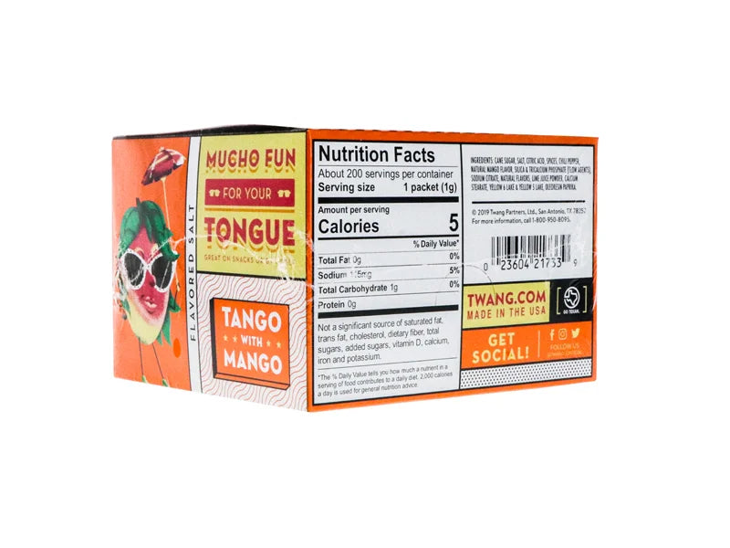 Twang Twangerz Mango Chili - Packets 200 Count image 1