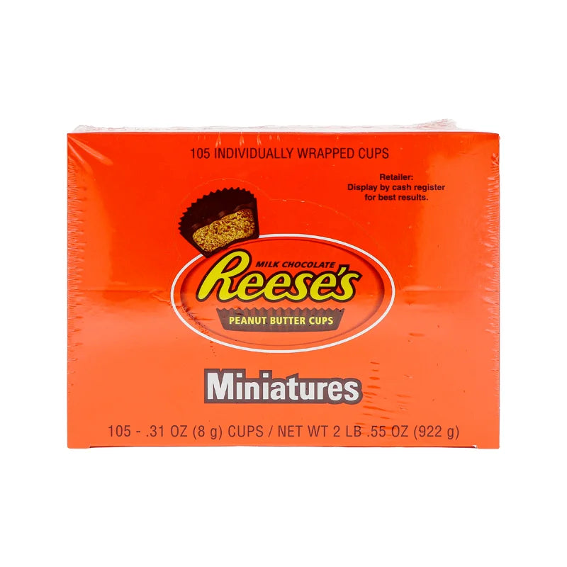 Reese's Miniature Peanut Butter Cups 105 Count - 0.31 oz image 0
