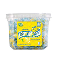 Ferrara Pan Lemonhead Lemon Flavor Candy Jar image 0