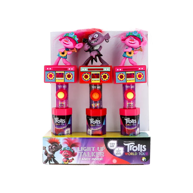 Candy Rific Trolls Light & Sound Wand 12 Count - 0.53 oz image 0