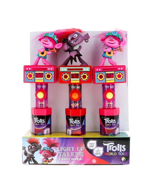 Candy Rific Trolls Light & Sound Wand 12 Count - 0.53 oz image 0