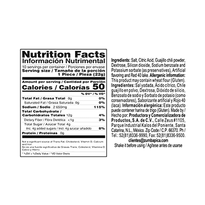 Zumba Hot'n Spicy Chili Mix - 10 Count image 2