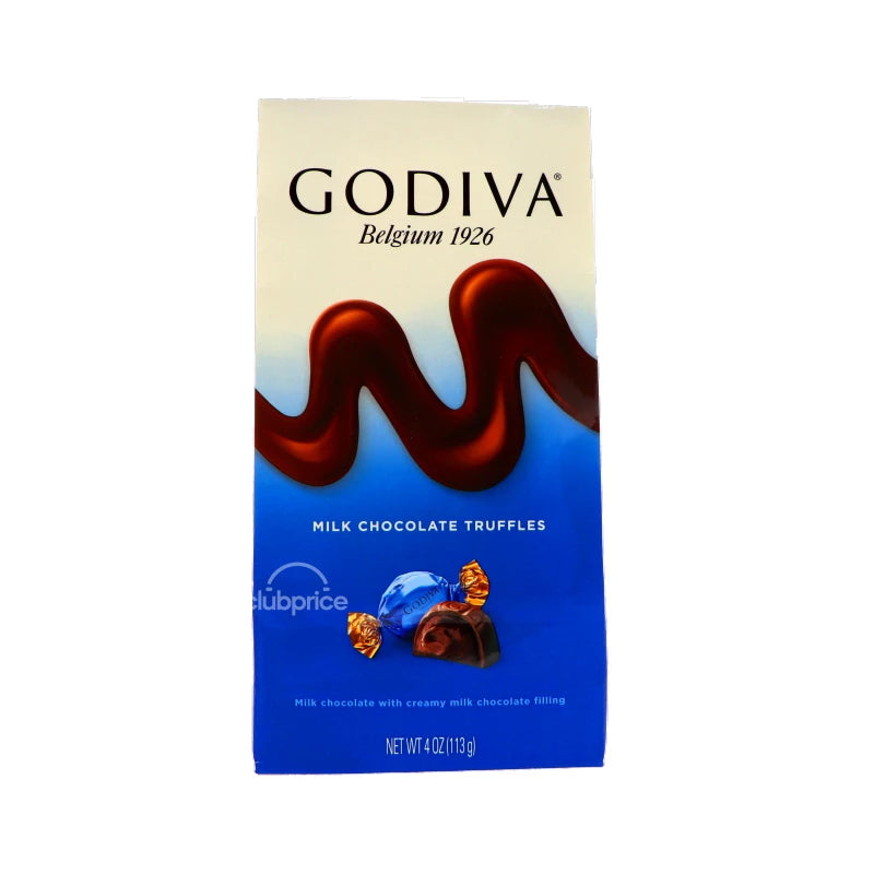 Godiva Milk Chocolate Truffle Bag 4 oz image 0