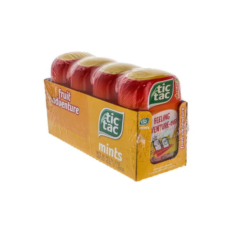 Tic Tac Fresh Breath Mints, Fruit Adventure - Bottle 4 Count - 3.4 oz image 1