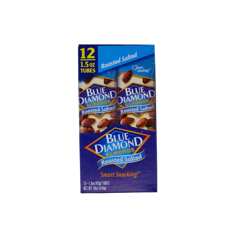 Blue Diamond Almonds Salt N Vinegar Tube 12 Count - 1.5 oz image 0