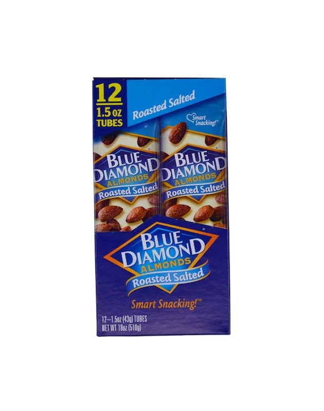 Blue Diamond Almonds Salt N Vinegar Tube 12 Count - 1.5 oz image 0
