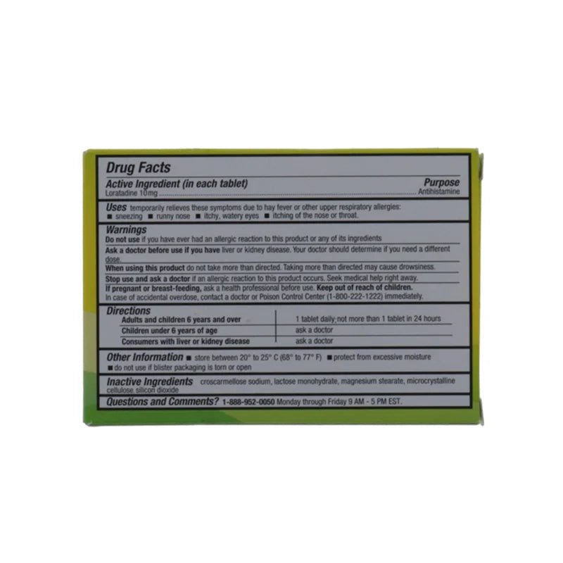 XL-3* Allergy 24 Hour Non Drowsy Allergy Relief 10 Tabs image 0