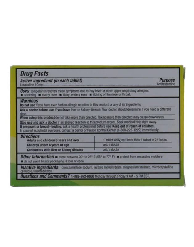 XL-3* Allergy 24 Hour Non Drowsy Allergy Relief 10 Tabs image 0