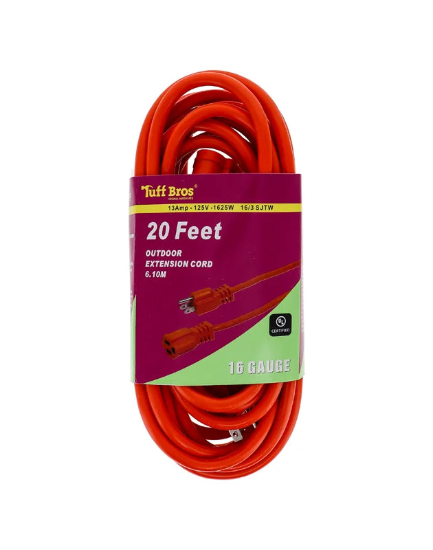 Extension Cord Electric 20 Ft UL - 1 Count Only image 0
