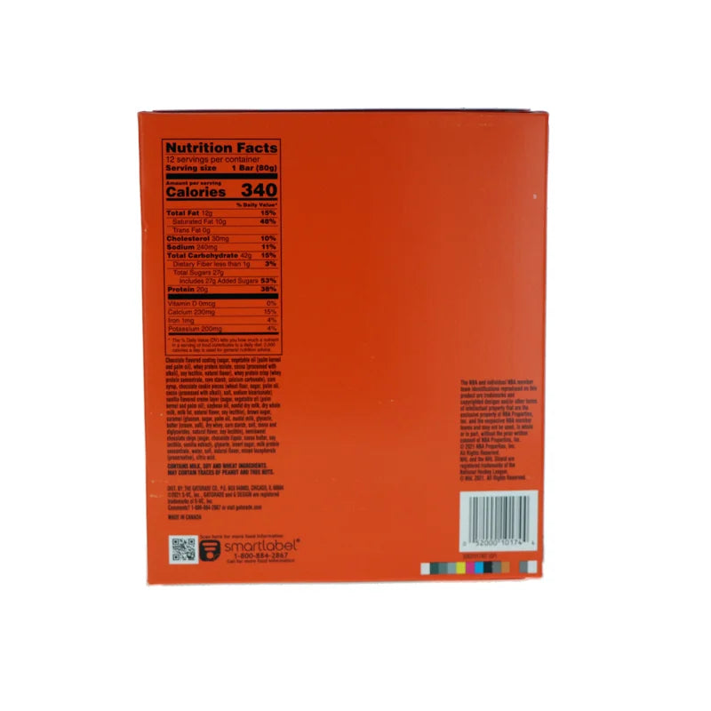 Gatorade Whey Protein Bars, Mint Chocolate Crunch 12 Count - 2.8 oz image 1