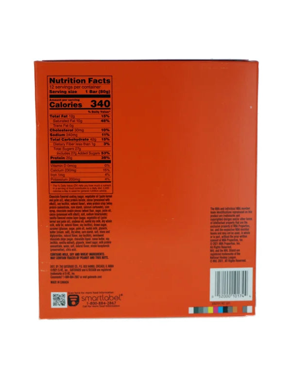 Gatorade Whey Protein Bars, Mint Chocolate Crunch 12 Count - 2.8 oz image 0