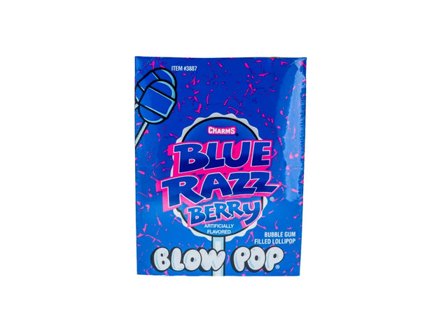Charms Blow Pops Blue Razz Berry Flavor - 48 Count image 0