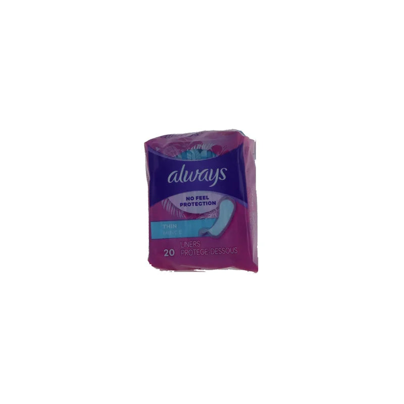 Always Thin Pantiliners Regular Unscented - (Pack of 20) image 0