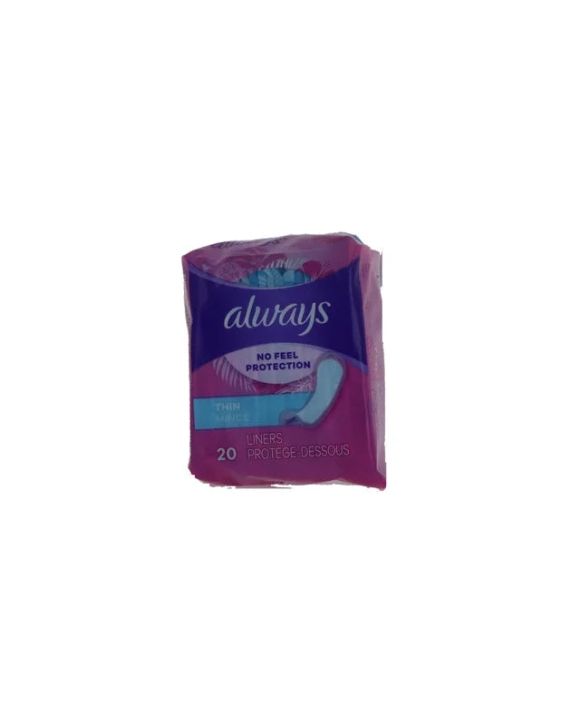 Always Thin Pantiliners Regular Unscented - (Pack of 20) image 0