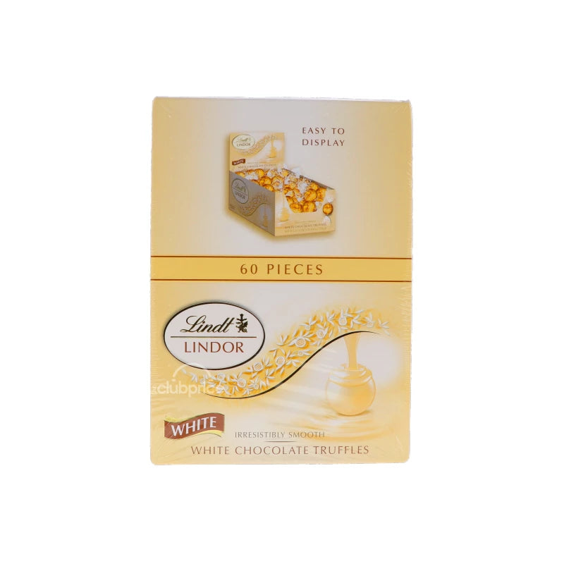 Lindt Lindor White Chocolate Truffles 60 Count - 25.4 oz image 0