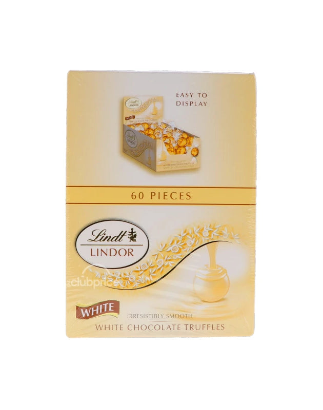 Lindt Lindor White Chocolate Truffles 60 Count - 25.4 oz image 0
