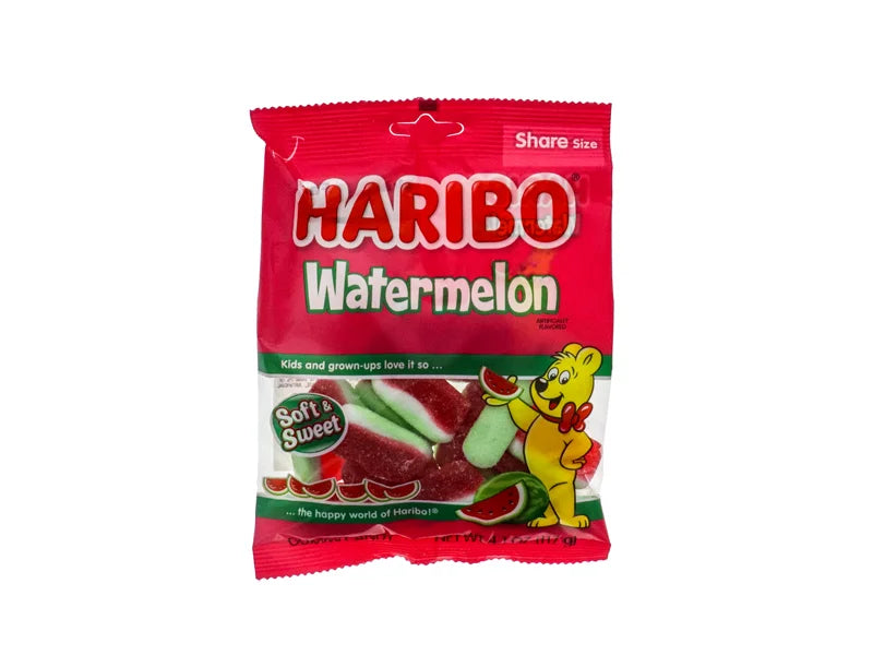 Haribo Watermelon Peg Gummi Candy 12 Count - 4.1 oz image 0