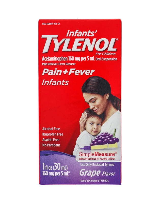 Tylenol Children Chewables Grape 24 Tablets image 0