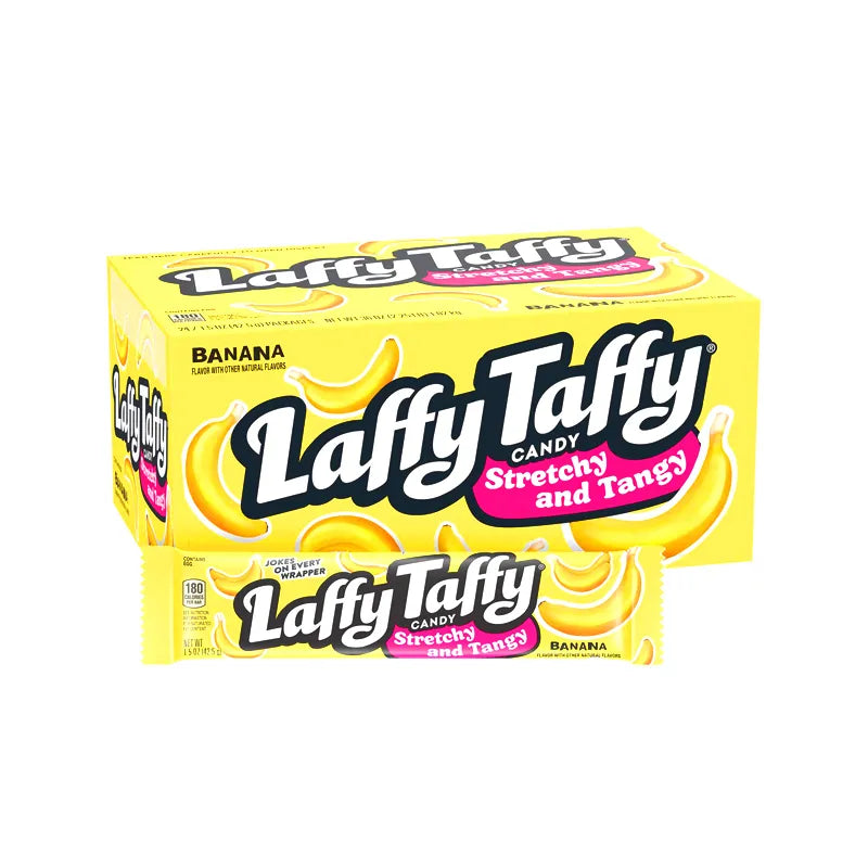 Laffy Taffy Stretchy & Tangy Banana, 1.5 Ounce, Pack of 24 image 0
