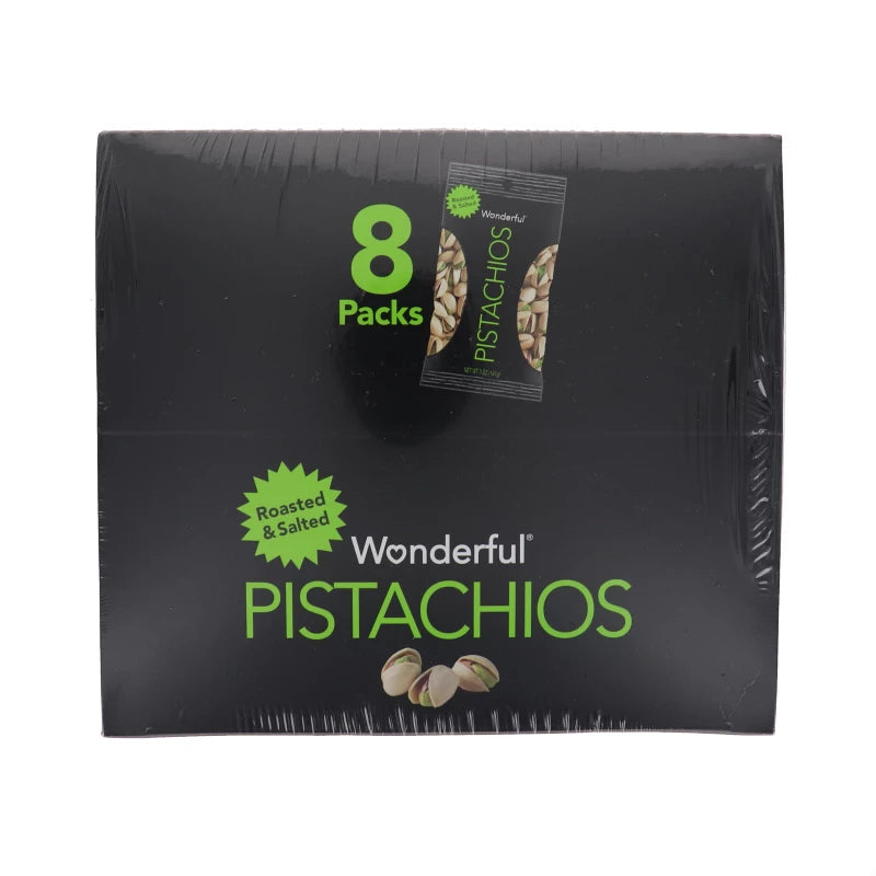 Wonderful Roasted & Salted Pistachios 8 Count - 5 oz image 0