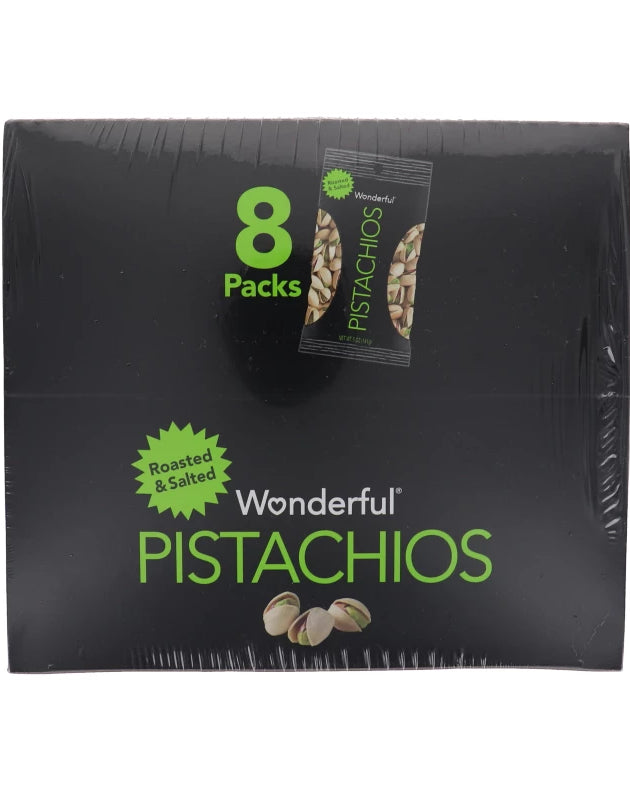 Wonderful Roasted & Salted Pistachios 8 Count - 5 oz image 0