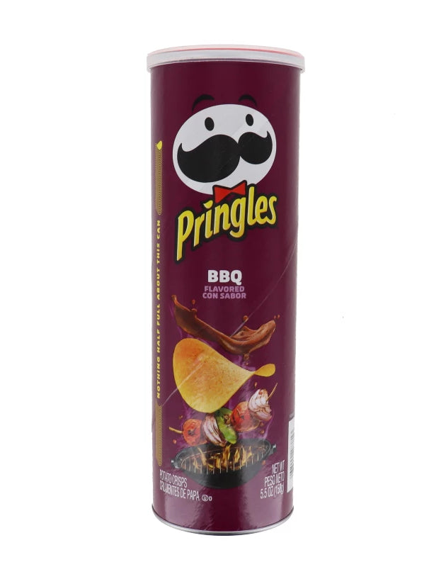 Pringles BBQ Flavored Potato Crisps - Large 5.5 oz image 0